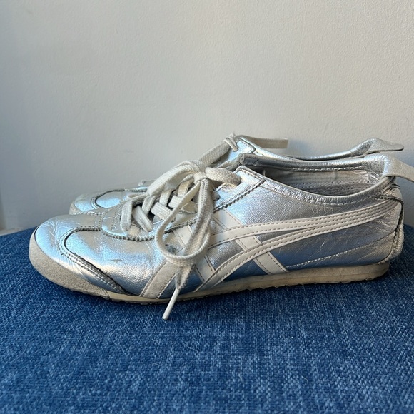 Onitsuka Tiger by Asics Silver Vintage Sneakers - Picture 2 of 6